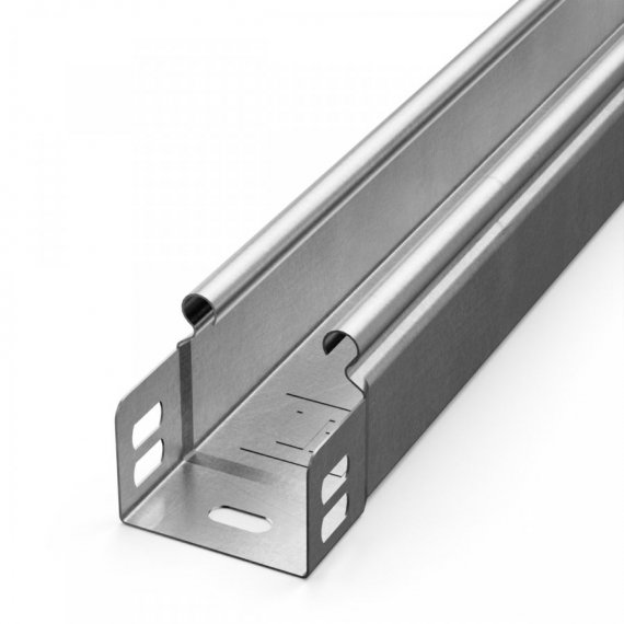 Фотография товара 'Промрукав PR16.2325 Лоток неперфорированный Стандарт INOX (AISI 304) 50х50х3000 (0,8 мм)'