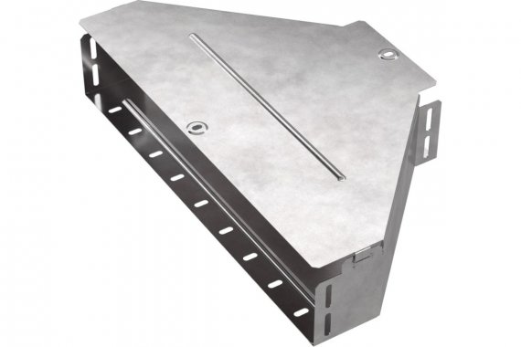 Фотография товара 'Промрукав PR16.0660 Переходник симметричный с крышкой Стандарт 500х150х100'