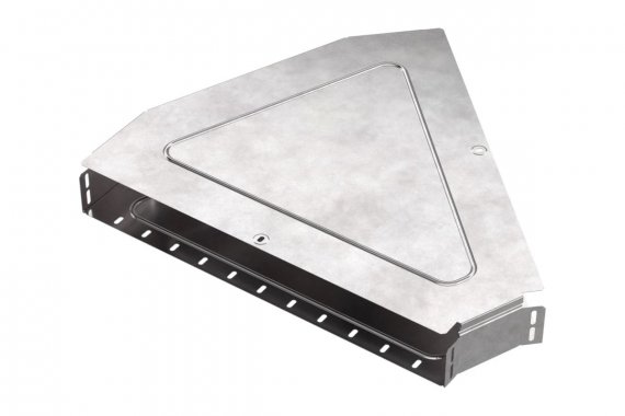 Фотография товара 'Промрукав PR16.0620 Угол горизонтальный 45 градусов с крышкой Стандарт 600х80'