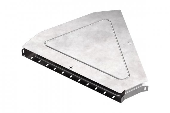 Фотография товара 'Промрукав PR16.0619 Угол горизонтальный 45 градусов с крышкой Стандарт 600х50'