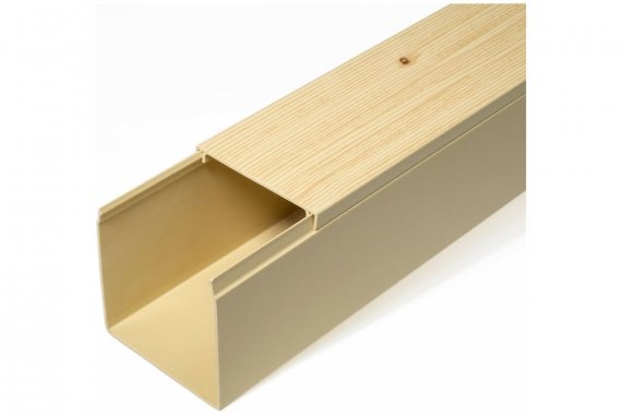 Фотография товара 'Промрукав PR03.0188 Кабель-канал сосна 2-й замок в п/э 60х60 мм'