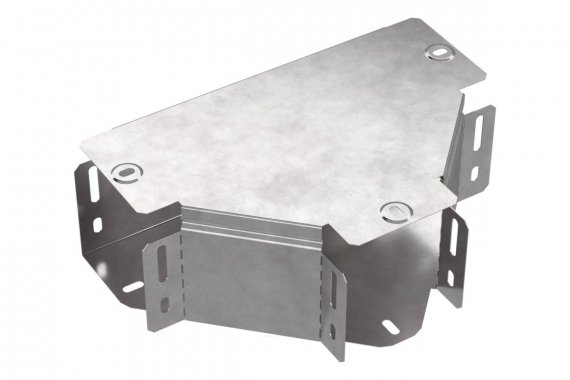 Фотография товара 'Промрукав PR16.0434 Ответвитель Т-образный с крышкой Стандарт 100х100'