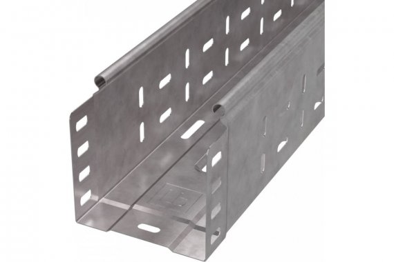 Фотография товара 'Промрукав PR16.1226 Лоток перфорированный Стандарт HDZ 100х100х3000 (0,7 мм) (6 м/уп)'