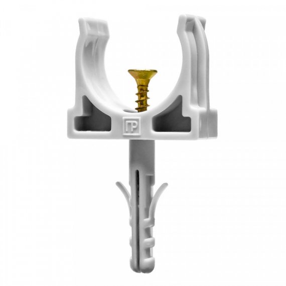 Фотография товара 'Промрукав Крепеж-клипса с дюбелем и саморезом d25 PR13.0309'