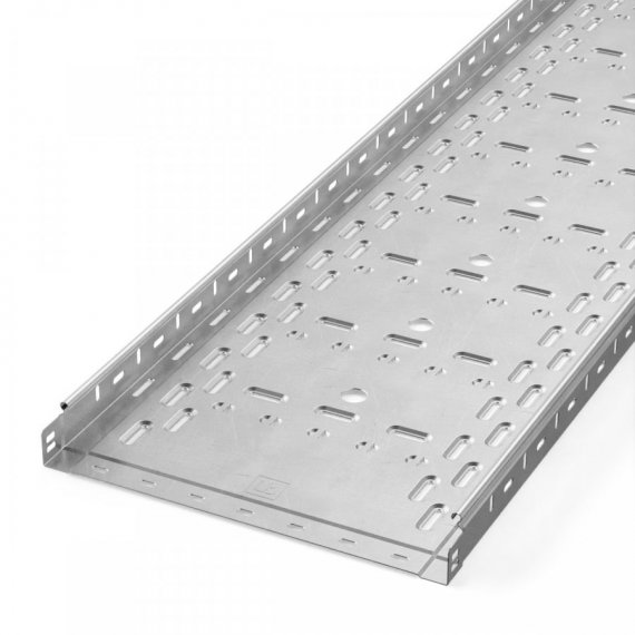 Фотография товара 'Промрукав PR16.2341 Лоток перфорированный Стандарт INOX (AISI 304) 400х50х3000 (1,0 мм)'