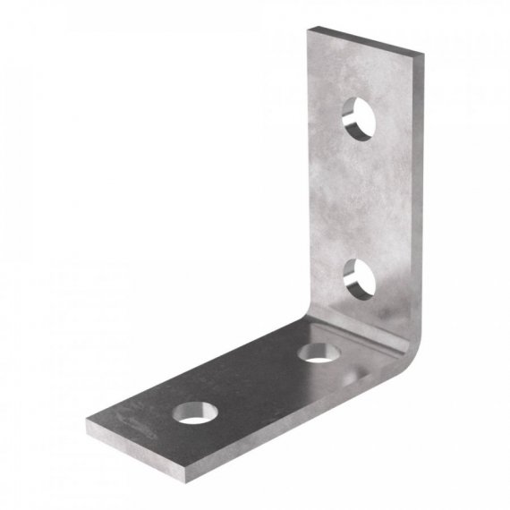 Фотография товара 'Промрукав PR08.8815 Пластина угловая 90 градусов 4 отверстия 2/2 HDZ'