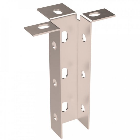 Фотография товара 'Промрукав PR16.4095 Опора унитарная для П-образного профиля INOX (AISI 304) ОУП-45х30'