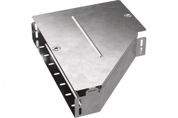 Фотография товара 'Промрукав PR16.0683 Переходник левый с крышкой Стандарт 400х200х80'