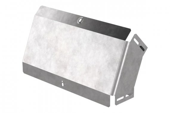 Фотография товара 'Промрукав PR16.0576 Угол вертикальный внешний 45 градусов с крышкой Стандарт 400х100'