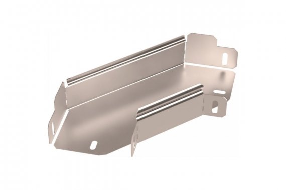 Фотография товара 'Промрукав PR16.3554 Угол горизонтальный 90 градусов Стандарт INOX (AISI 409) 100х50'