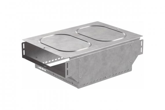 Фотография товара 'Промрукав PR16.0970 Ответвитель Т-образный вертикальный с крышкой Стандарт 400х100'