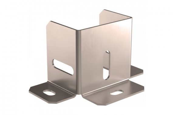 Фотография товара 'Промрукав PR16.3717 Универсальный ввод трассы лотков Стандарт INOX (AISI 409) 50х50'