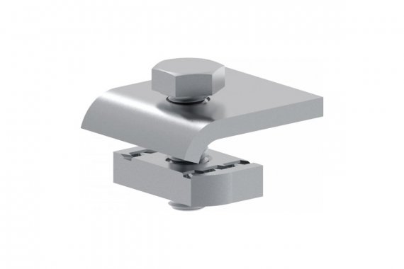 Фотография товара 'Промрукав PR08.9102 Прижим балочный №6 (комплект болт 10х40 и страт-гайка М10) HDZ'