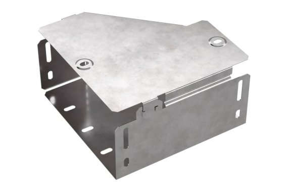 Фотография товара 'Промрукав PR16.0511 Переходник правый с крышкой Стандарт 200х100х100'