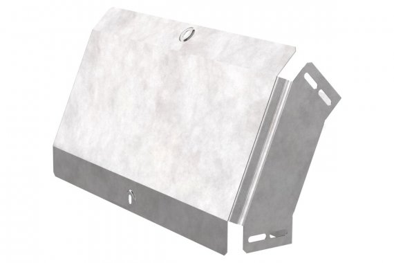 Фотография товара 'Промрукав PR16.0575 Угол вертикальный внешний 45 градусов с крышкой Стандарт 400х80'