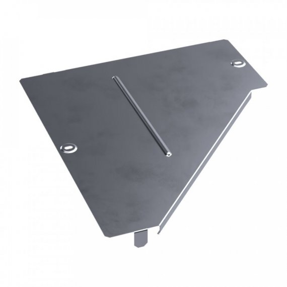 Фотография товара 'Промрукав PR16.5582 Крышка переходника левого Стандарт INOX (AISI 316) 400х150'