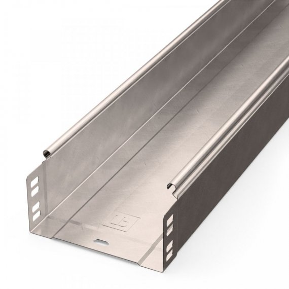 Фотография товара 'Промрукав PR16.2393 Лоток неперфорированный Стандарт INOX (AISI 409) 150х80х3000 (0,7 мм)'