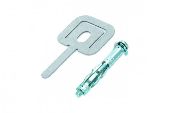 Фотография товара 'Промрукав PR08.5208 Комплекты для крепления ОКЛ с использованием дюбеля Молли М4х54 и хомута FR ПР-25'