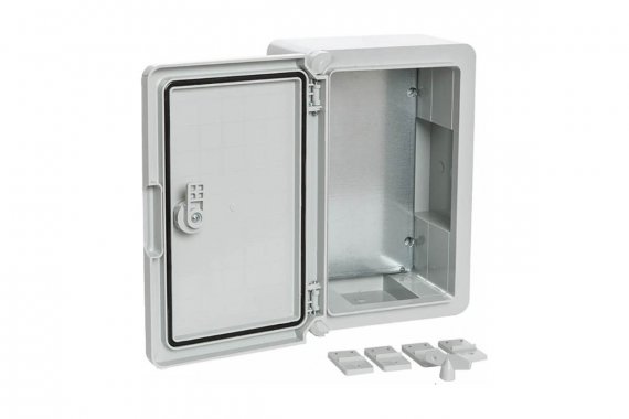 Фотография товара 'Промрукав PR08.26482 Корпус пластиковый с монтажной панелью ЩМП IP65 400х300х170'