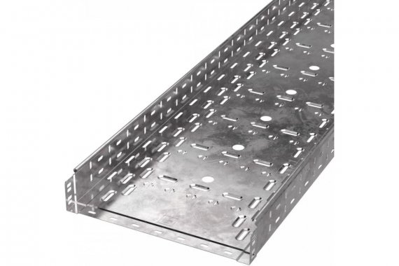 Фотография товара 'Промрукав PR16.0015 Лоток перфорированный Стандарт 400х80х3000 (1,0 мм)'