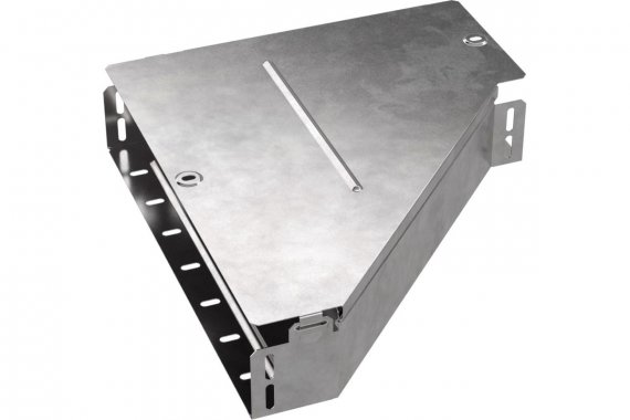 Фотография товара 'Промрукав PR16.0680 Переходник левый с крышкой Стандарт 400х150х80'