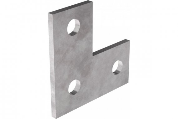 Фотография товара 'Промрукав PR08.8840 Пластина L-образная 3 отверстия HDZ'