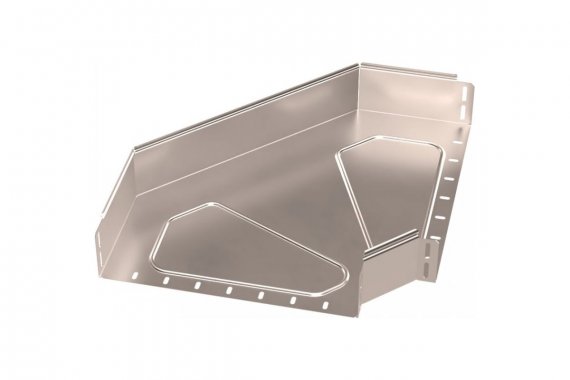 Фотография товара 'Промрукав PR16.3568 Угол горизонтальный 90 градусов Стандарт INOX (AISI 409) 400х100'