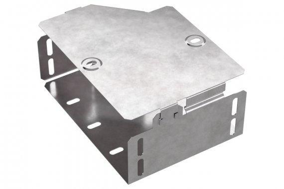 Фотография товара 'Промрукав PR16.0510 Переходник правый с крышкой Стандарт 200х150х80'