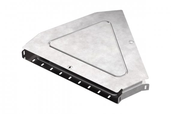 Фотография товара 'Промрукав PR16.0616 Угол горизонтальный 45 градусов с крышкой Стандарт 500х50'