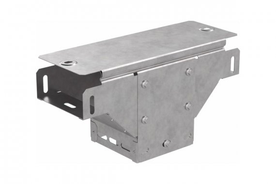 Фотография товара 'Промрукав PR16.0956 Ответвитель Т-образный вертикальный с крышкой Стандарт 100х50'