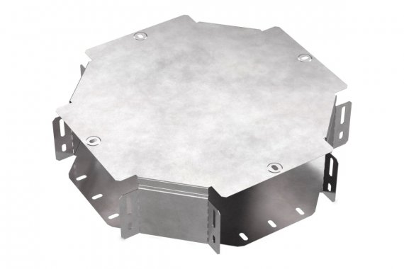 Фотография товара 'Промрукав PR16.0464 Ответвитель Х-образный с крышкой Стандарт 200х100'