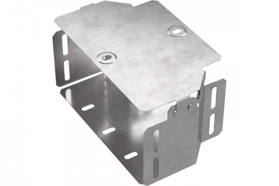 Фотография товара 'Промрукав PR16.0476 Переходник симметричный с крышкой Стандарт 200х150х100'