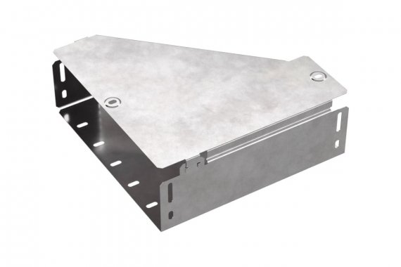 Фотография товара 'Промрукав PR16.0519 Переходник правый с крышкой Стандарт 300х100х100'