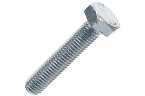 Фотография товара 'Промрукав PR08.2359 Болт с шестигранной головкой оцинкованный М10х45 (DIN 933)'