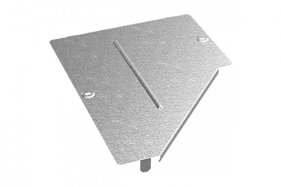 Фотография товара 'Промрукав PR16.1984 Крышка переходника левого Стандарт HDZ 400х200'