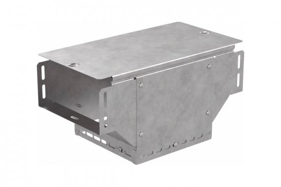 Фотография товара 'Промрукав PR16.0964 Ответвитель Т-образный вертикальный с крышкой Стандарт 200х100'