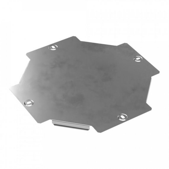 Фотография товара 'Промрукав PR16.3195 Крышка ответвителя Х-образного Стандарт INOX (AISI 304) 150'