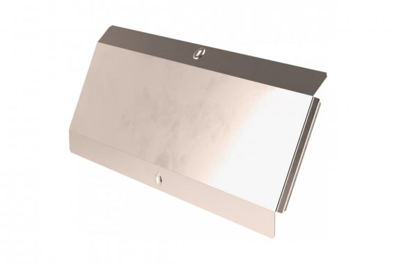 Фотография товара 'Промрукав PR16.3076 Крышка угла вертикального внешнего 90 градусов Стандарт INOX (AISI 409) 600'