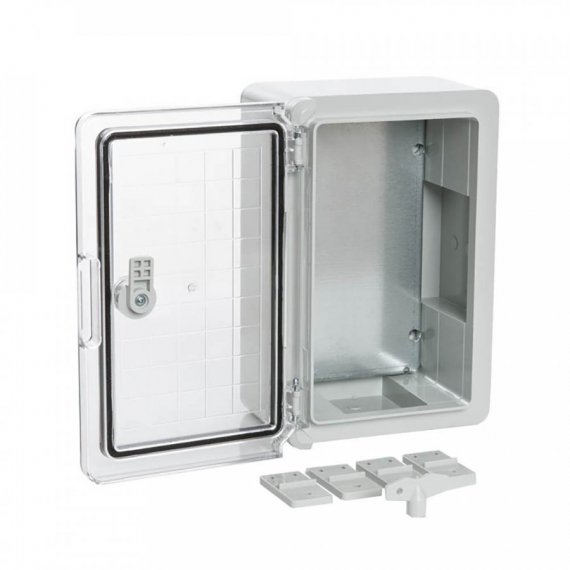 Фотография товара 'Промрукав PR08.26489 Корпус пластиковый с монтажной панелью ЩМП IP65 300х200х130'