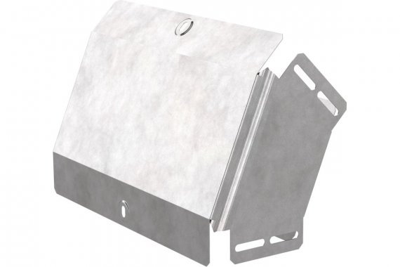 Фотография товара 'Промрукав PR16.0560 Угол вертикальный внешний 45 градусов с крышкой Стандарт 300х100'