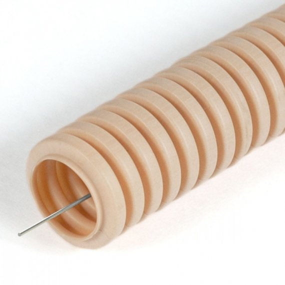 Фотография товара 'Промрукав Труба гофрированная ПВХ легкая 350 Н d25 PR01.0052'