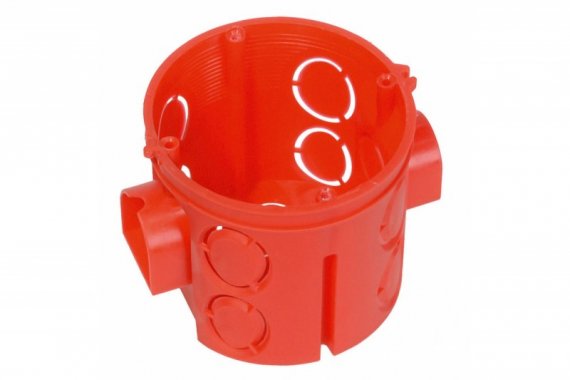 Фотография товара 'Промрукав Коробка установочная углубленная 80-0510С безгалогенная (HF) 68х62 с саморезами, 80-0510С'