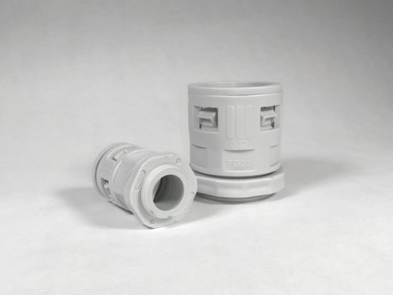 Фотография товара 'Промрукав Муфта вводная для гофрированных труб ВМ-ГТ-32, PR08.3271'