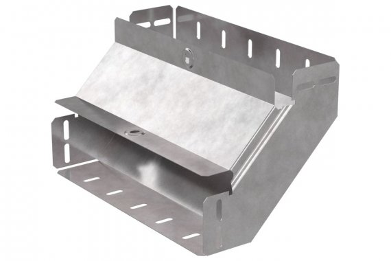 Фотография товара 'Промрукав PR16.0447 Угол вертикальный внутренний 90 градусов с крышкой Стандарт 300х80'