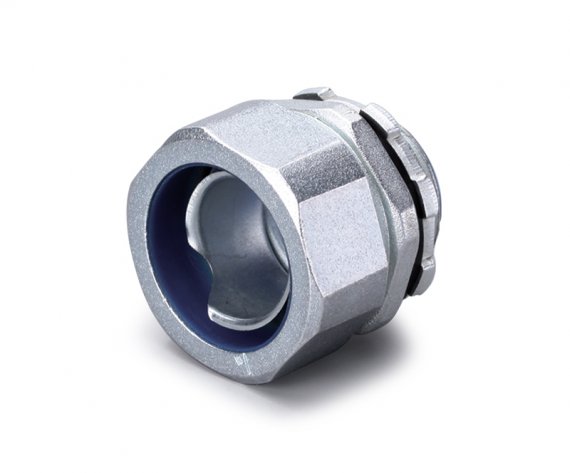 Фотография товара 'Промрукав Муфта вводная для металлорукава ВМ-10 (РКн-10 (5/16"), гайка под рожковый ключ), PR08.3774'