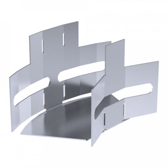 Фотография товара 'Промрукав PR16.3613 Угол горизонтальный изменяемый 0-45 градусов Стандарт INOX (AISI 316) 50х50'