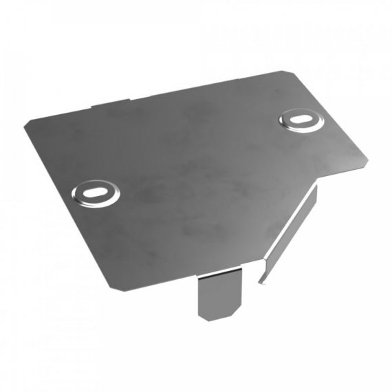 Фотография товара 'Промрукав PR16.4296 Крышка переходника левого Стандарт INOX (AISI 304) 150х100'