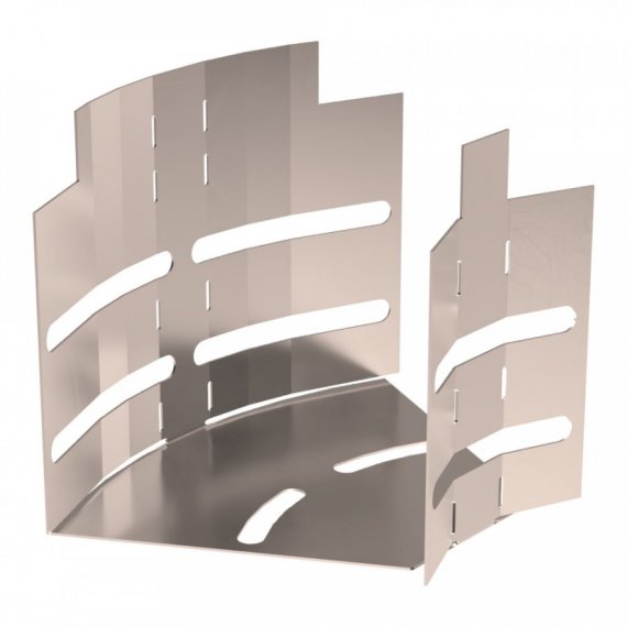 Фотография товара 'Промрукав PR16.3646 Угол горизонтальный изменяемый 0-45 градусов Стандарт INOX (AISI 409) 100х100'