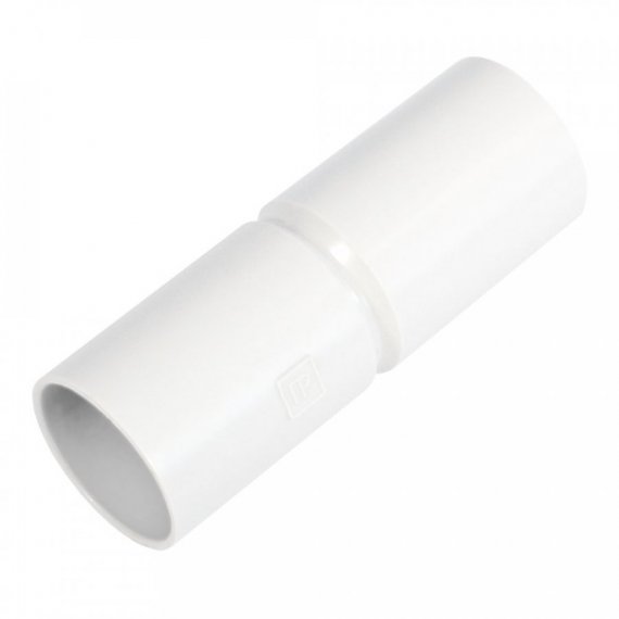 Фотография товара 'Промрукав PR13.02448 Патрубок-муфта белая d20 мм'