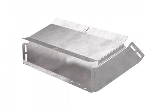 Фотография товара 'Промрукав PR16.0597 Угол вертикальный внутренний 45 градусов с крышкой Стандарт 500х100'